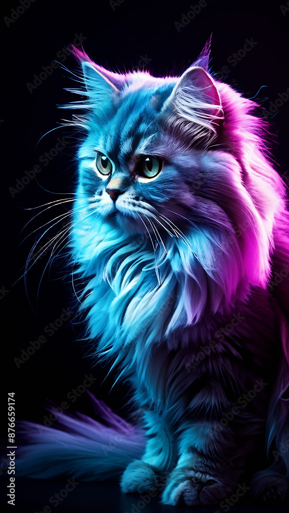 Ai generated image of a cute cat