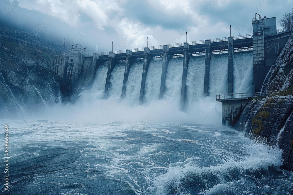A magnificent hydroelectric power station A magnificent hydroelectric power station