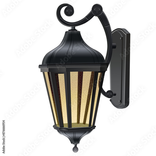 old street lamp