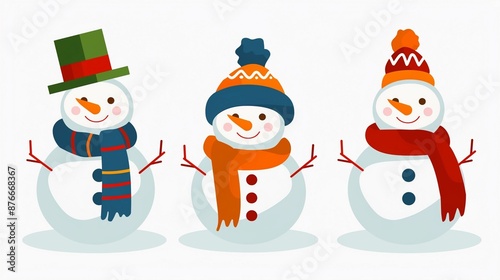 雪だるまのアイコン16