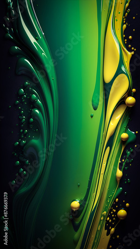 AI generated image of an artistic liquid texture
