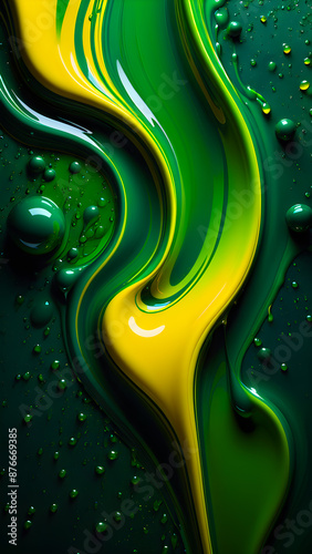 AI generated image of an artistic liquid texture