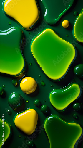 AI generated image of an artistic liquid texture