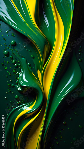 AI generated image of an artistic liquid texture