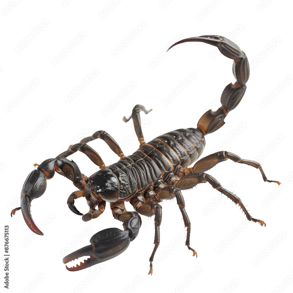 Scorpion isolated on transparent or white background Scorpion isolated on transparent or white background