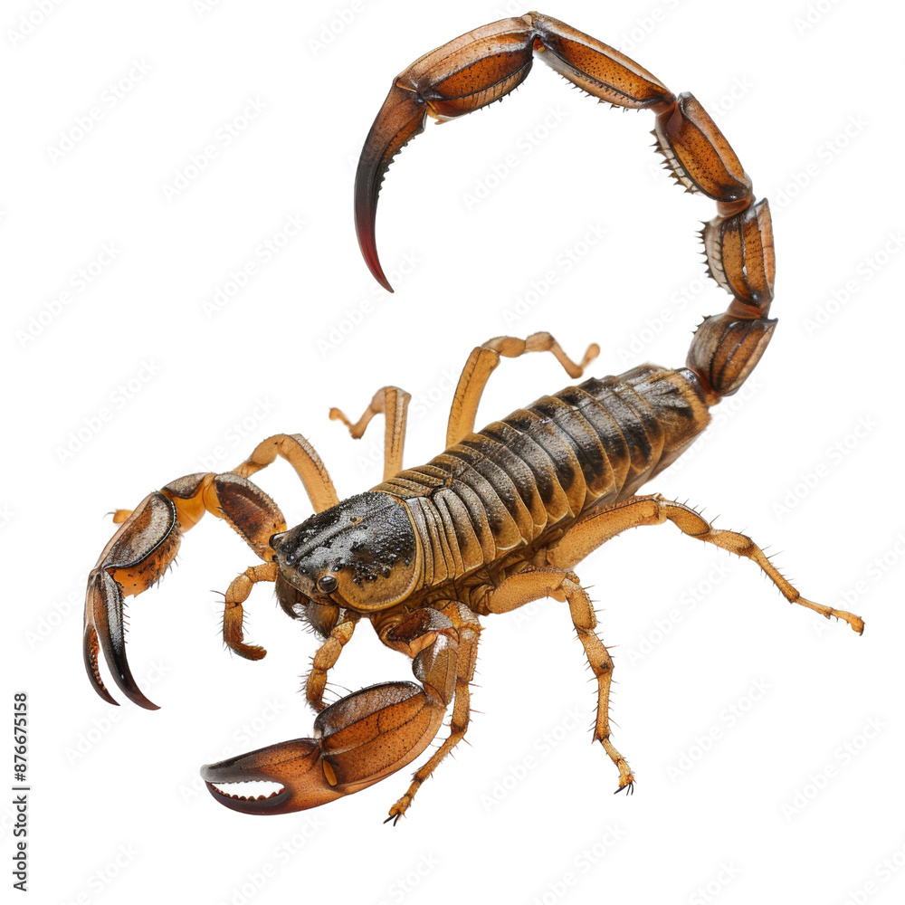Scorpion isolated on transparent or white background Scorpion isolated on transparent or white background