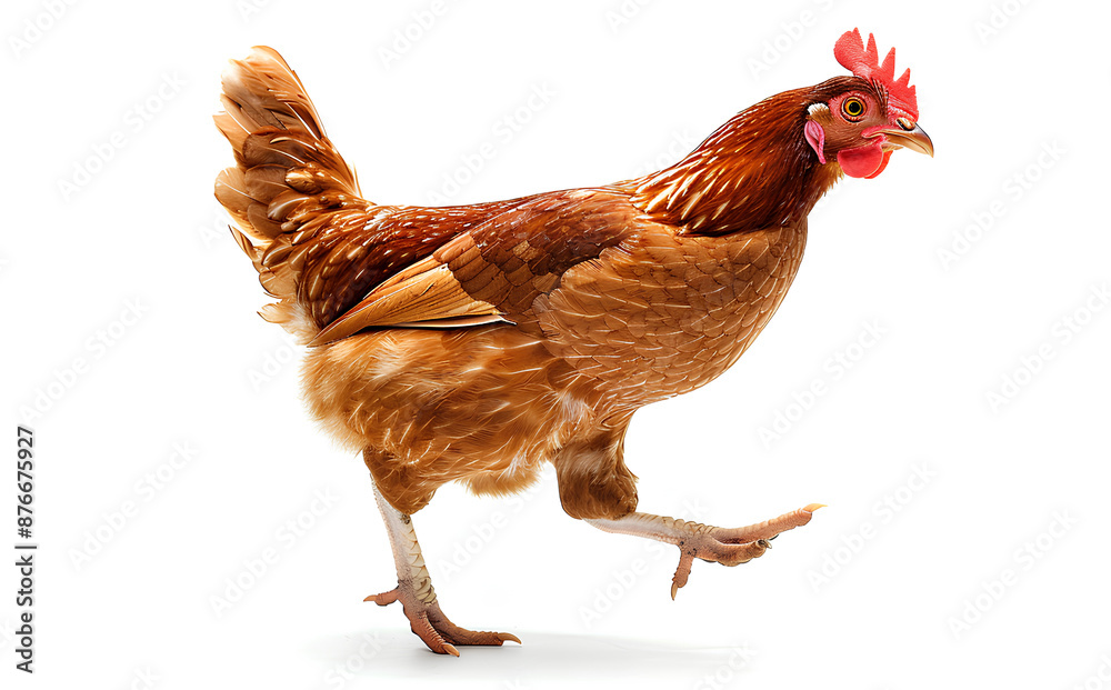 Fototapeta premium chicken isolated on white