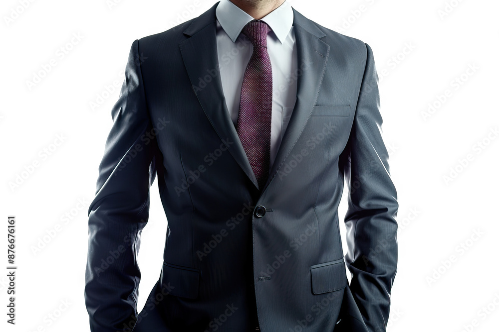 A businessman in a dark suit and red tie, standing confidently against a white background, representing professionalism and corporate style. A businessman in a dark suit and red tie, standing confidently against a white background, representing professionalism and corporate style.