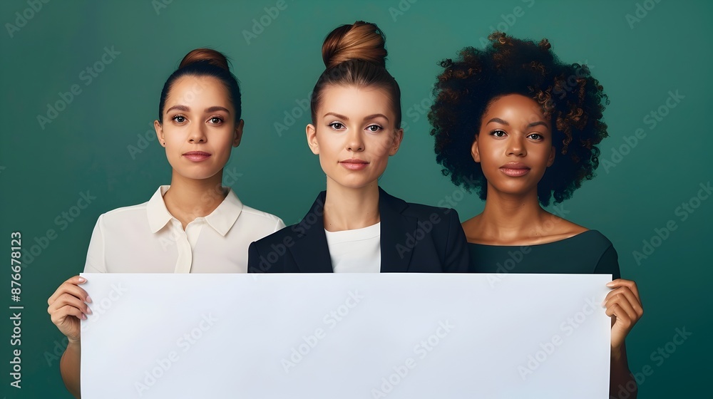 Diverse Women Leaders Posing Confidently in Studio Diverse Women Leaders Posing Confidently in Studio
