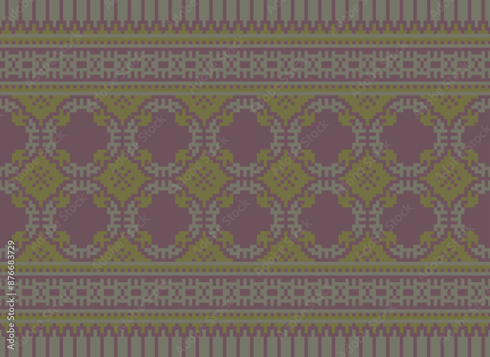 Ethnic Cross Stitch Pattern. Ethnic Neckline Embroidery Design. Geometric Neckline Traditional Stitch Pattern. Textile Collar Shirts Fashion. Ethnic Cross Stitch Pattern. Ethnic Neckline Embroidery Design. Geometric Neckline Traditional Stitch Pattern. Textile Collar Shirts Fashion.