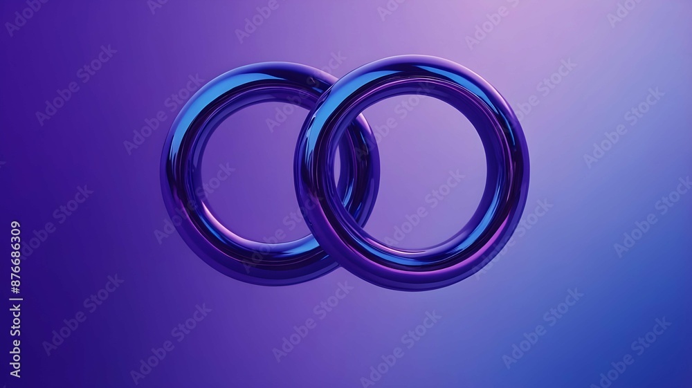 Abstract Technology modern blue Neon Light Ring or circle on Black Background .Generated with AI Abstract Technology modern blue Neon Light Ring or circle on Black Background .Generated with AI