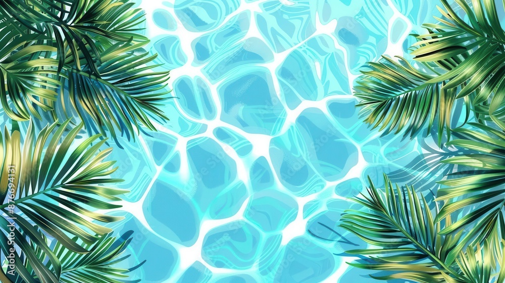 Summer Splash. Fun and vibrant pool party invitations background Summer Splash. Fun and vibrant pool party invitations background