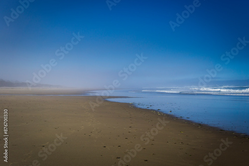 Rockaway Beach Oregon on a Misty Morning 