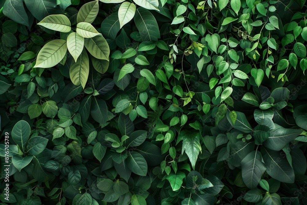 Serene Oasis. Lush greenery background Serene Oasis. Lush greenery background