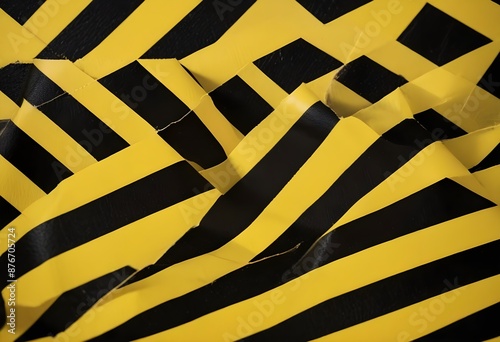 Wallpaper Mural hazard warning tape Torontodigital.ca