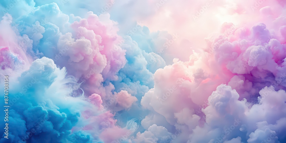 Soft pastel abstract background resembling pink, blue, and lilac clouds or cotton candy , soft, pastel, abstract, background Soft pastel abstract background resembling pink, blue, and lilac clouds or cotton candy , soft, pastel, abstract, background