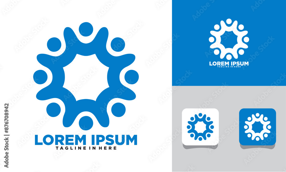 abstract business logo design