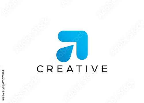 Minimal and professional abstract logo design template