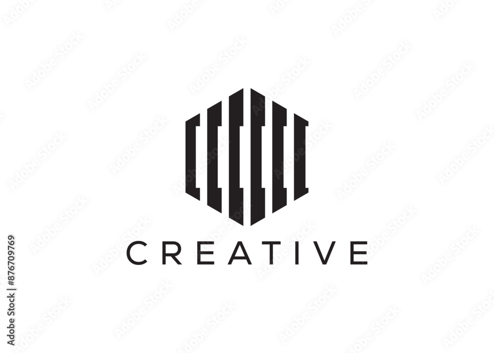 Minimal and professional abstract polygon logo design template Minimal and professional abstract polygon logo design template