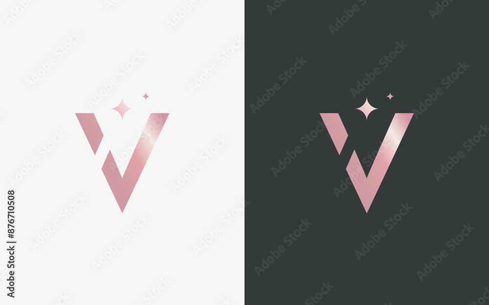Minimal and professional Letter J V logo design template Minimal and professional Letter J V logo design template