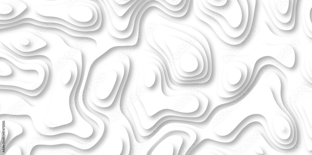 Abstract design with black and white abstract papercut and multi-layer cutout geometric pattern on vector Topographic canyon geometric map relief texture with curved layers beautiful design. Abstract design with black and white abstract papercut and multi-layer cutout geometric pattern on vector Topographic canyon geometric map relief texture with curved layers beautiful design.