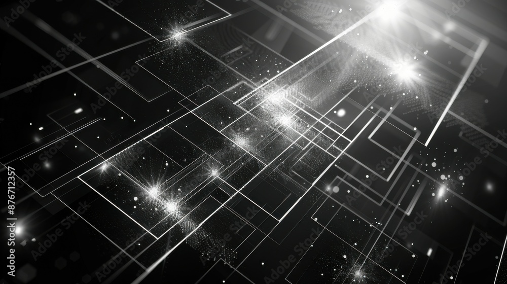 Obraz premium abstract geometric background in the form of different rectangles.