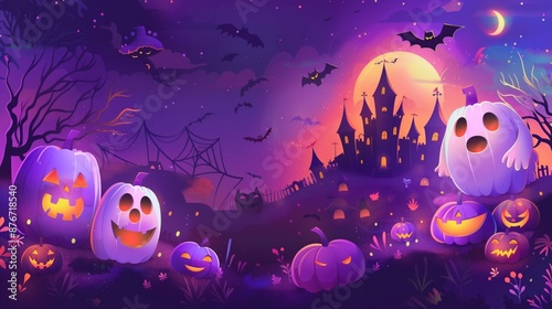 Free halloween background wallpaper poster page card © PNG Lab
