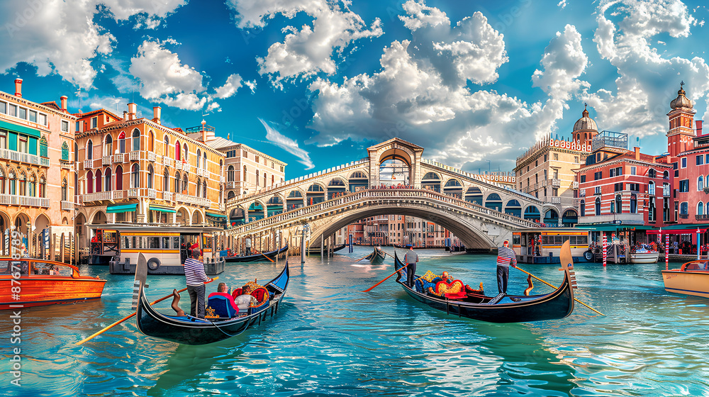 Fototapeta premium city grand canal