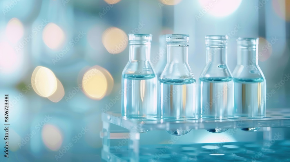 Advanced laboratory for chemistry research, medical science equipment, pharmaceutical tubes, biotechnology, health technology experiments, liquid in lab Advanced laboratory for chemistry research, medical science equipment, pharmaceutical tubes, biotechnology, health technology experiments, liquid in lab