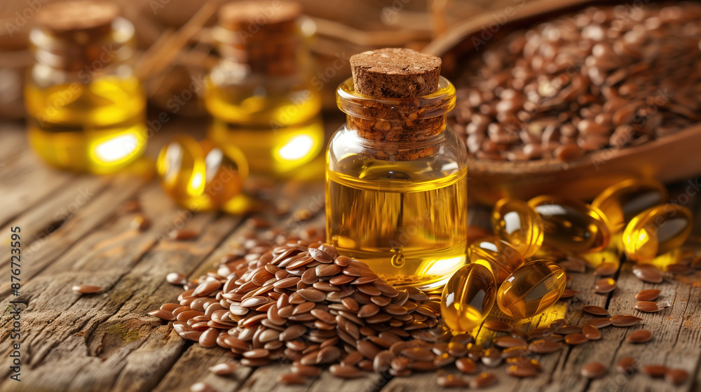 Flaxseed Oil Tablets with Flax Seeds and Oil, Wellness and Nutrition Flaxseed Oil Tablets with Flax Seeds and Oil, Wellness and Nutrition