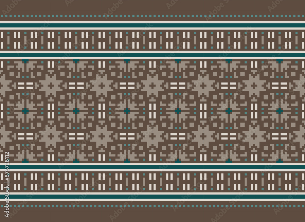 Embroidery Cross Stitch. Ethnic Patterns. Pixel Horizontal Seamless Vector. Geometric Ethnic Indian pattern. Native Ethnic pattern. Cross Stitch Border.
Embroidery Cross Stitch. Ethnic Patterns. Pixel Horizontal Seamless Vector. Geometric Ethnic Indian pattern. Native Ethnic pattern. Cross Stitch Border.