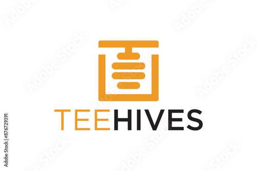 beehive and honey logo design inspiration illustration of honey bee concept igloo north