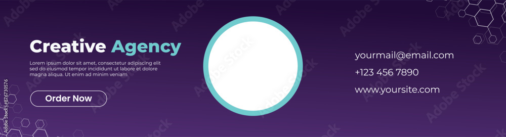 Tech banner design banner. Modern background gradient purple cover vector illustration Tech banner design banner. Modern background gradient purple cover vector illustration
