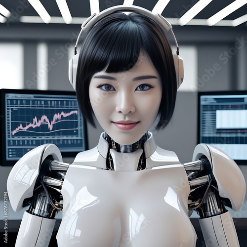 Female humanoid robot