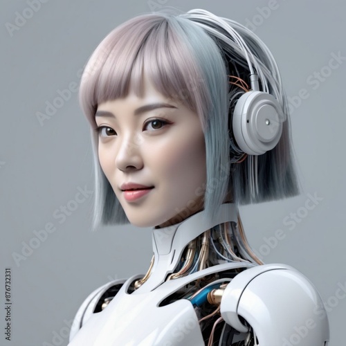 Female humanoid robot