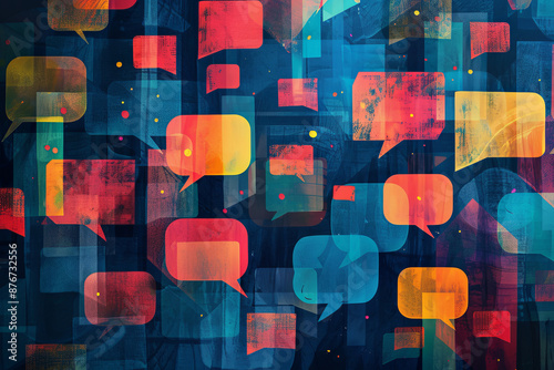 Communication and messaging background