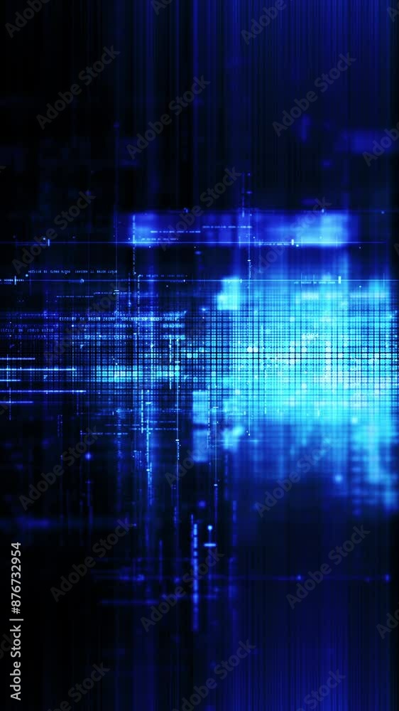 Advance metaverse, hi-tech digital data telemetry with encrypted numbers, display dynamic background for computer desktop vertical screen display format Advance metaverse, hi-tech digital data telemetry with encrypted numbers, display dynamic background for computer desktop vertical screen display format