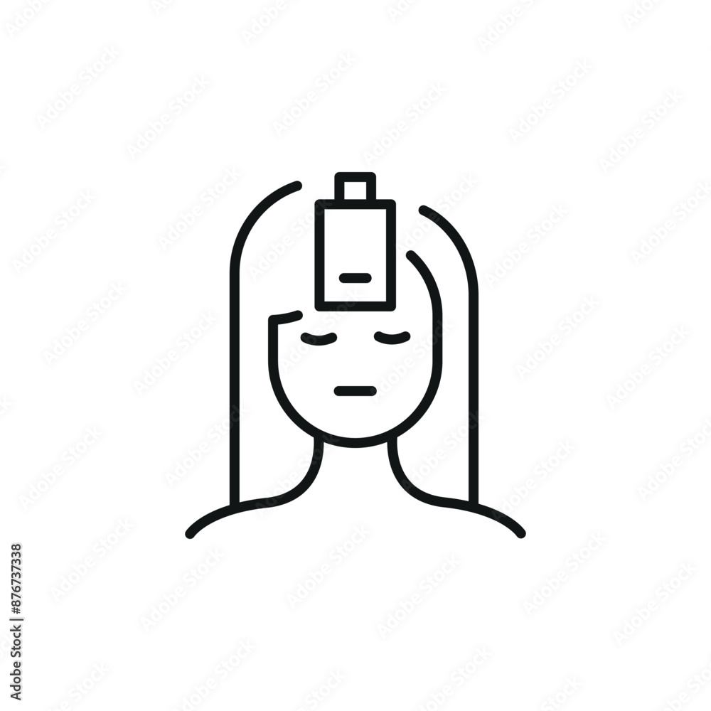 Menstrual fatigue icon. Simple menstrual fatigue icon for social media, app and web design. Vector illustration. Menstrual fatigue icon. Simple menstrual fatigue icon for social media, app and web design. Vector illustration.