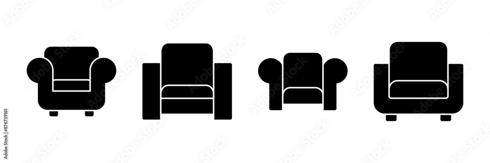 Sofa icon vector isolated on white background. sofa icon illustration. furniture Sofa icon vector isolated on white background. sofa icon illustration. furniture