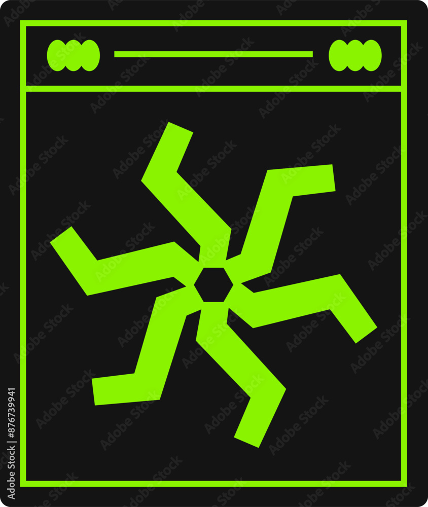 Brutalist Sticker Vector Brutalist Sticker Vector