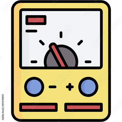 Voltmeter Sticker