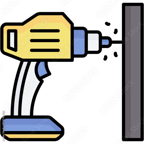 Drill Sticker