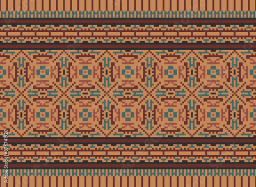 Navajo pattern native american indigenous art geometric ethnic concept tribal aztec navajo pattern maxican fabric seamless design for fabric,carpet,wallpaper,cloth,batik,quilt,craft,vector,illustrator