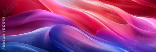 Abstract waves shape glowing in ultraviolet spectrum. Background for banner. backdrop or texture for 3D mapping