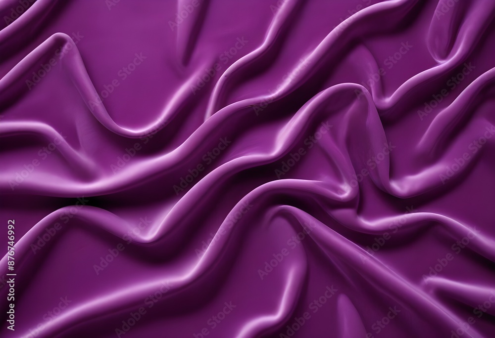 Obraz premium violet satin velvet wavy drapery texture sample background
