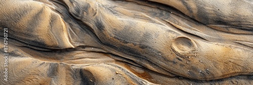 Close up of patterns in sandstone at shore acres state park in oregon coast photo