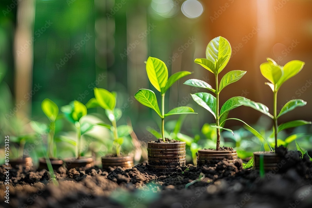 Economic growth from stimulus, positive financial trends, government support, investment opportunities, high-resolution Economic growth from stimulus, positive financial trends, government support, investment opportunities, high-resolution