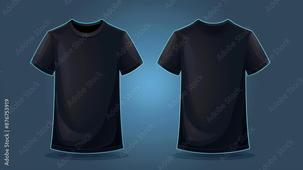 Download a blank tshirt template vector for custom designs. Download a blank tshirt template vector for custom designs.