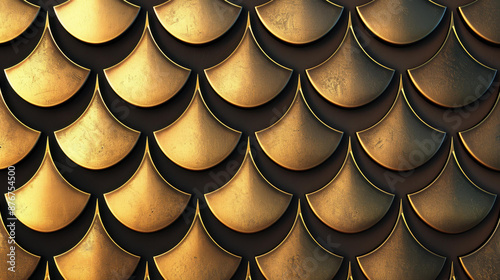 Elegant Art Deco patterns in seamless black and gold backgrounds. Perfect for adding a touch of luxury to any project.