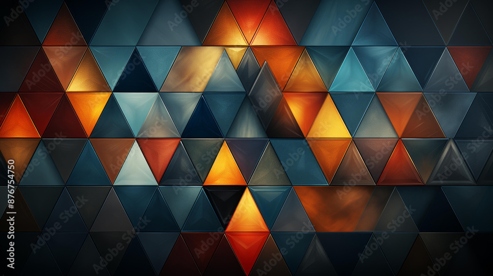 Modern and elegant triangle texture with fluid lines and intricate patterns in a sophisticated flat design. Modern and elegant triangle texture with fluid lines and intricate patterns in a sophisticated flat design.
